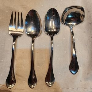 Oneida Capello Serving Pieces (4) Used